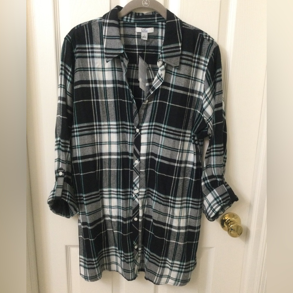 Croft & Barrow flannel button down